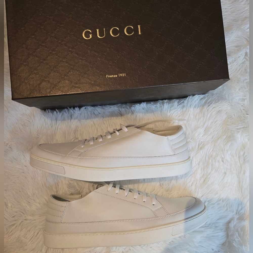 Gucci Mens Miro'Soft Bianco White Sneakers